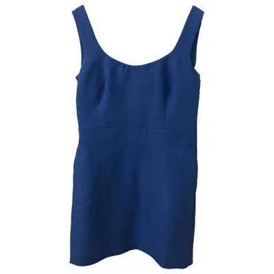 Pre-owned Dsquared2 Mini Dress In Blue