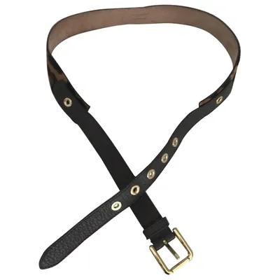 Pre-owned Dolce & Gabbana Leather Belt In Brown