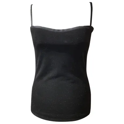 Pre-owned La Perla Velvet Camisole In Black