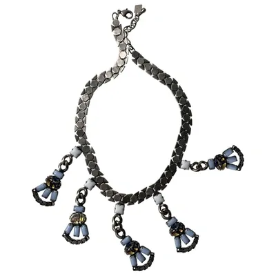 Pre-owned Dannijo Necklace In Blue