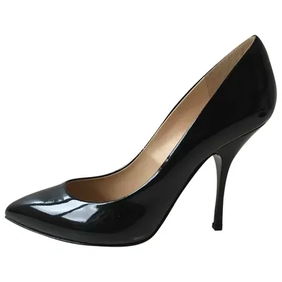 Pre-owned Giuseppe Zanotti Patent Leather Heels In Black