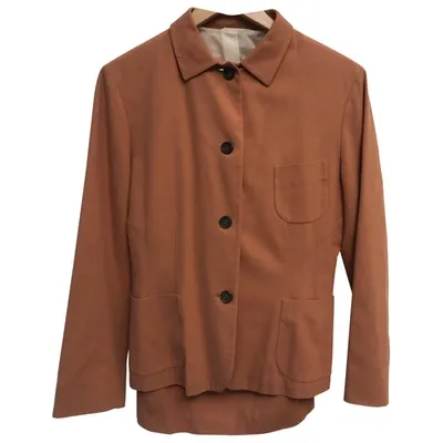 Pre-owned Jil Sander Suit Jacket In Orange