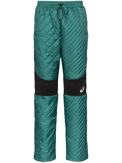 Asics X Kiko Kostadinov Green Two Tone Sweatpants