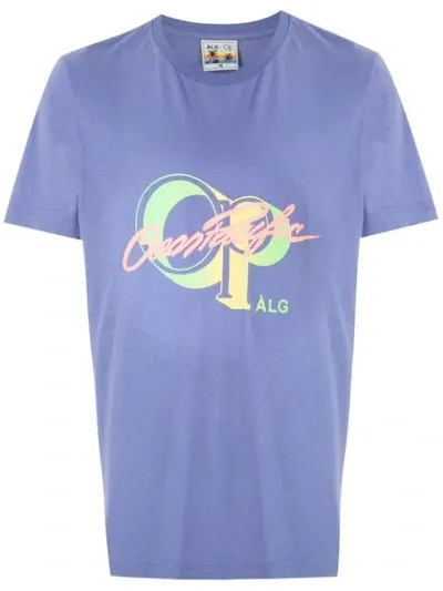 Àlg Basic Reef + Op T-shirt In Purple