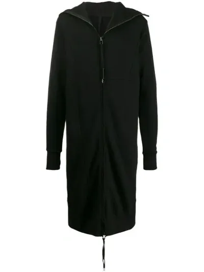 Army Of Me Oversized Long Coat In Black