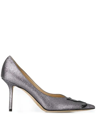 Jimmy Choo Love 85 Pumps In Silver