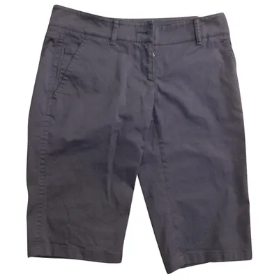 Pre-owned Prada Black Cotton Shorts