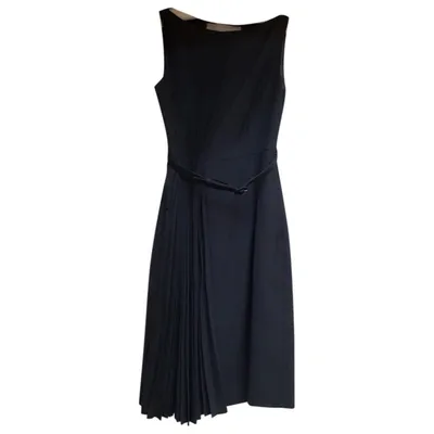 Pre-owned Valentino Mid-length Dress In Grey