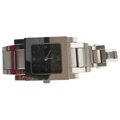 Pre-owned Gucci Watch In Silver