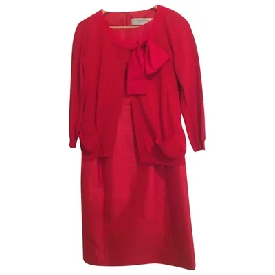 Pre-owned Valentino Mid-length Dress In Red