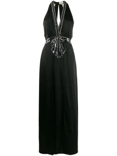 Temperley London Lolita Sequin-embellished Gown In Black