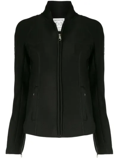 Pre-owned Chanel Sports Line Long-sleeve Jacket In Black