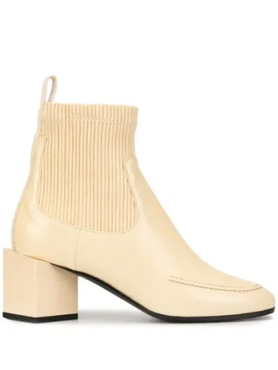 Pierre Hardy Ace Ankle Boots In Neutrals