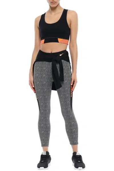 Sàpopa Vele Cutout Stretch Sports Bra In Black