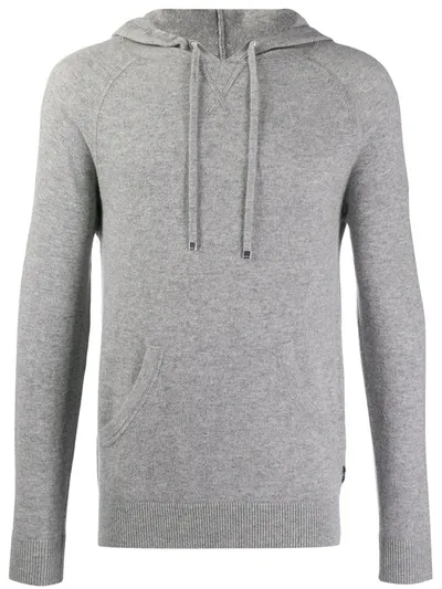 Ron Dorff Cashmere Hoodie In Grey