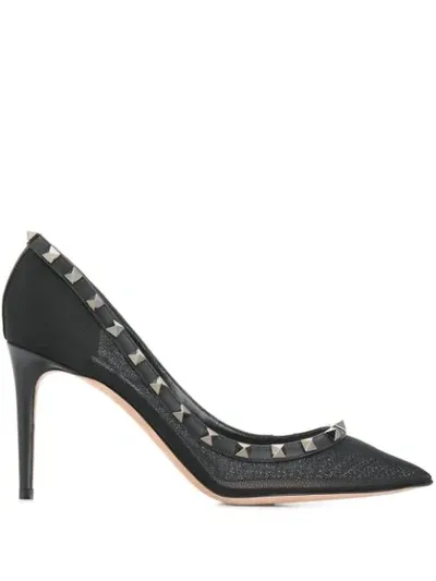 Valentino Garavani Pointed-toe Pumps In Black