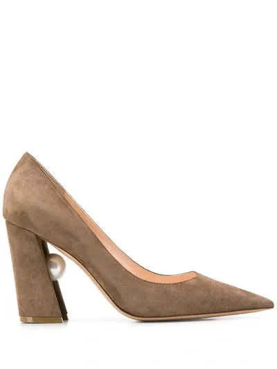 Nicholas Kirkwood Miri Pumps 90mm In Brown