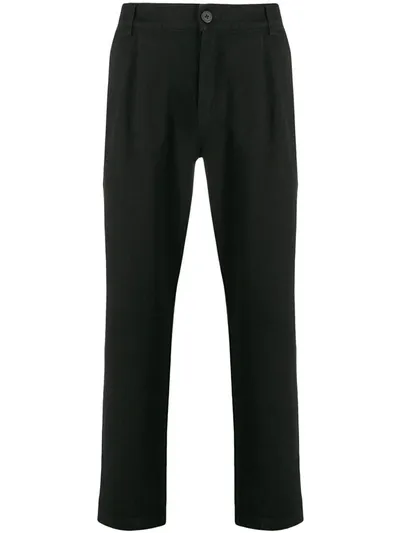 Han Kjobenhavn Straight Leg Chino Trousers In Black