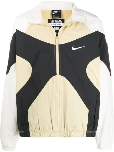 Nike Colour Blocked Sport Jacket In Neutrals