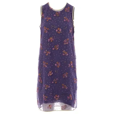 Pre-owned Mary Katrantzou Mini Dress In Purple