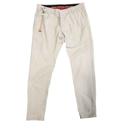 Pre-owned Dsquared2 Trousers In Beige