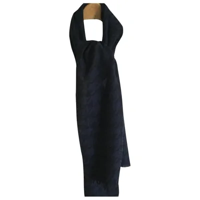 Pre-owned The Kooples Wool Scarf In Black