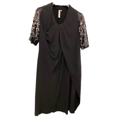 Pre-owned Antonio Marras Silk Mid-length Dress In Black