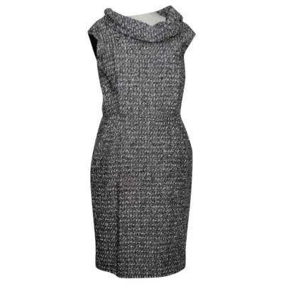 Pre-owned Oscar De La Renta Wool Dress