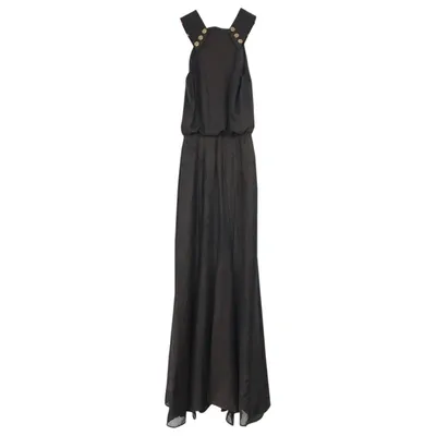 Pre-owned Faith Connexion Maxi Dress In Brown