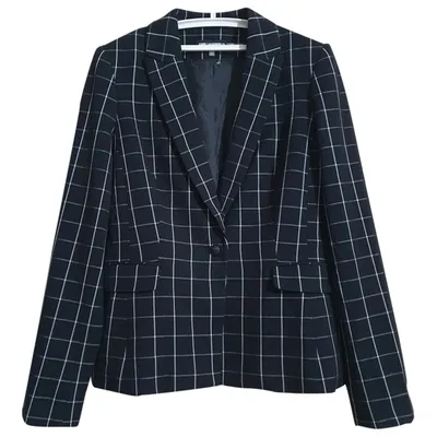 Pre-owned Karl Lagerfeld Black Polyester Jacket