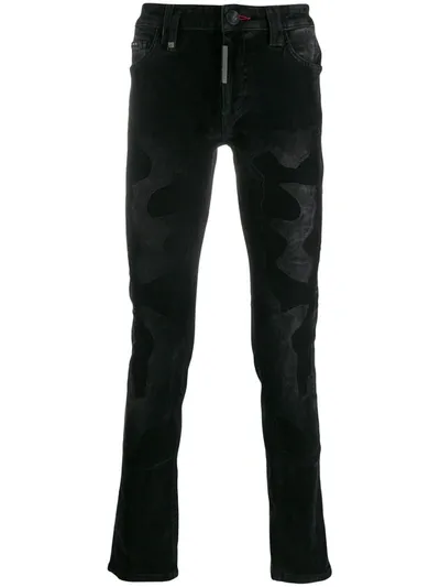 Philipp Plein Slim-fit Jeans In Black