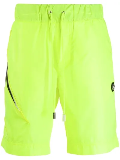 Philipp Plein Space Plein Shorts In Yellow