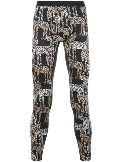 Prabal Gurung All-over Print Leggings In Black