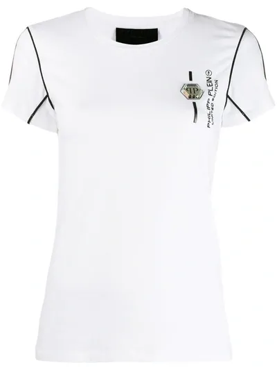 Philipp Plein Logo T-shirt In White