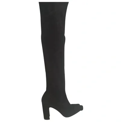 Pre-owned Valentino Garavani Boots In Black