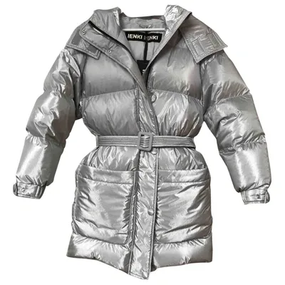 Pre-owned Ienki Ienki Parka In Silver