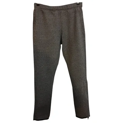 Pre-owned Kenzo Trousers In Grey