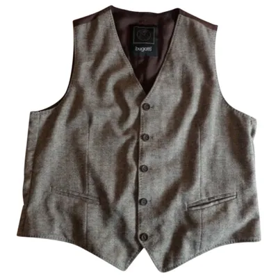 Pre-owned Bugatti Vest In Grey