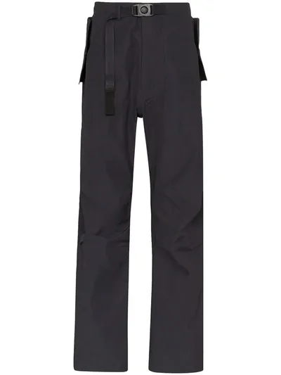 Snow Peak Bevent Straight Sports Trousers In Black