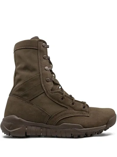 Nike Men's Sfb Jungle 8" Leather Tactical Boots In Brown