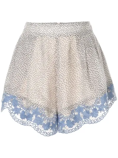 We Are Kindred Argentina Dotted Shorts In White