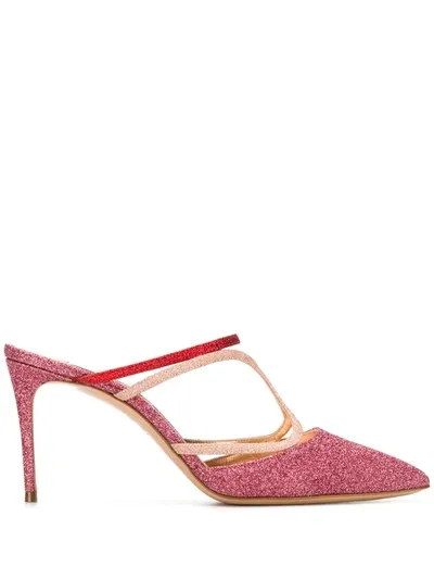 Casadei Sparkle Detail Pumps In Pink