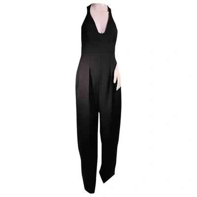 Pre-owned Narciso Rodriguez Wool Jumpsuit In Black