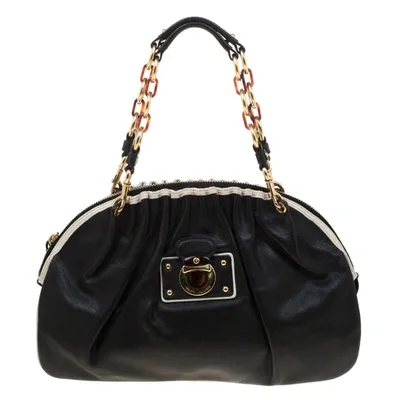 Pre-owned Marc Jacobs Black Leather Capra Satchel