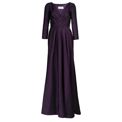 Pre-owned Alberta Ferretti Limited Edition Purple Silk Gown S