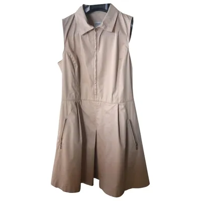 Pre-owned Armani Collezioni Mid-length Dress In Beige