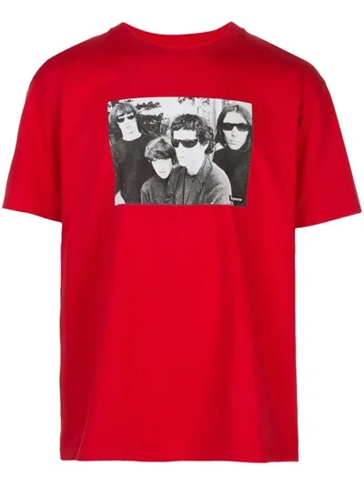 Supreme 'the Velvet Underground' T-shirt In Red