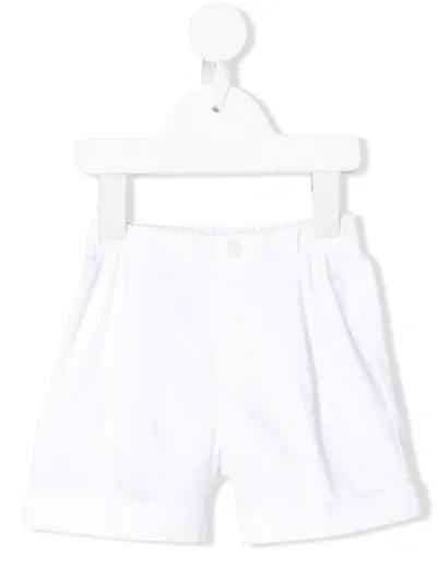 Il Gufo Babies' Turned Up Hem Shorts In White