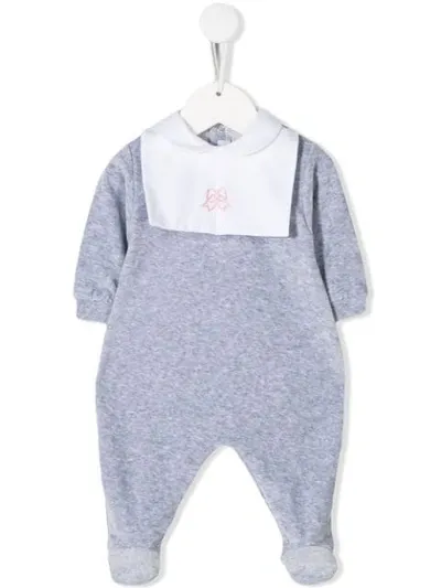 Siola Bow Babygrow In Grey