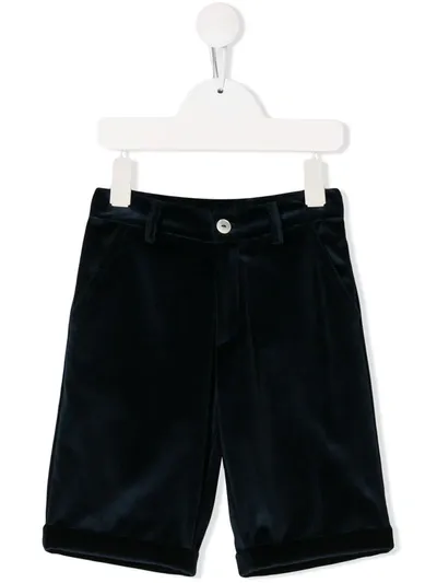 Siola Kids' Velvet Short In Blue